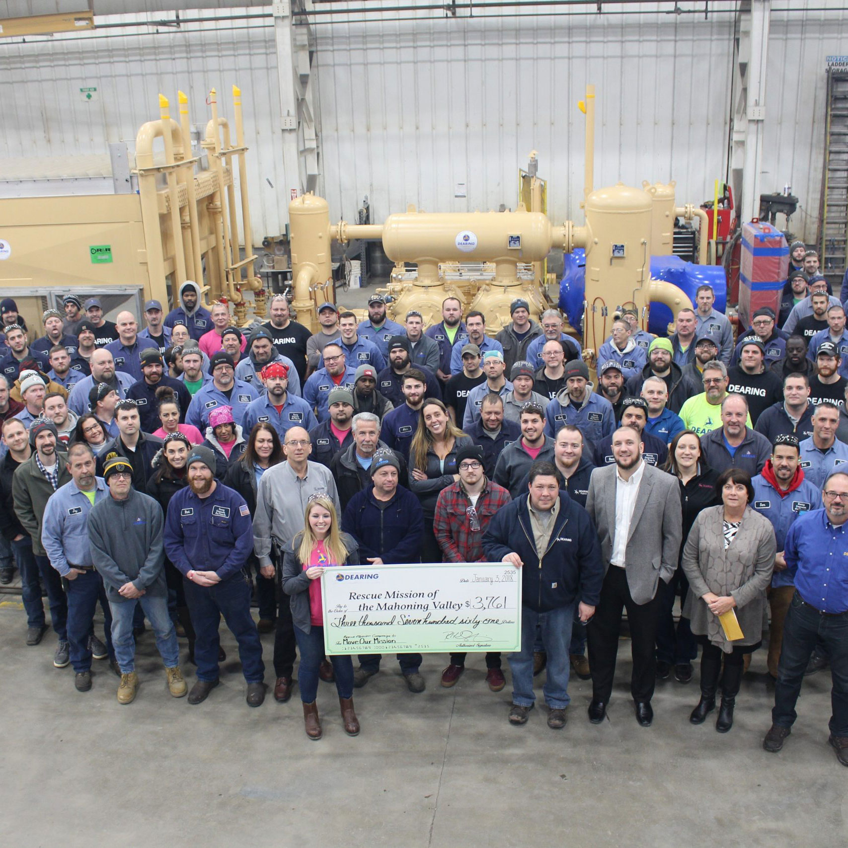 Dearing Compressor- All Team (Welders, Admin, Machinists, etc) Photo