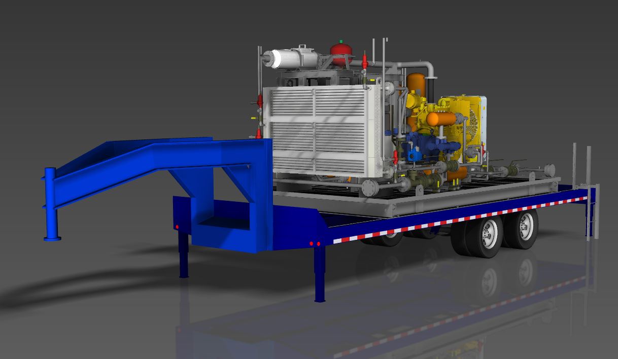 Dearing Compressor Methane Reduction Unit Graphic Rear View