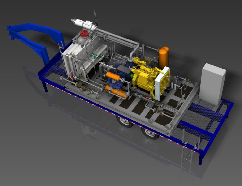 Dearing Compressor Methane Reduction Unit Graphic Top View