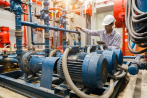 Dearing Compressor employee preparing compressors for cold weather conditions