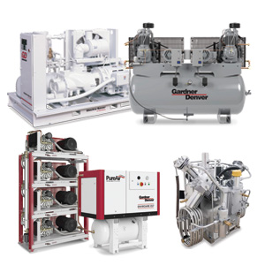 Various Compressors Graphic - Air Filtration and Dryers